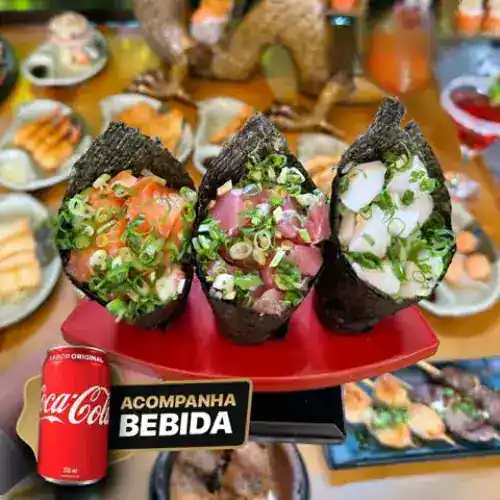 Temaki Duplo + 2 Coca-Colas