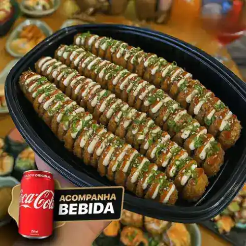 Barca de Hot Rolls + 2 Coca-Colas
